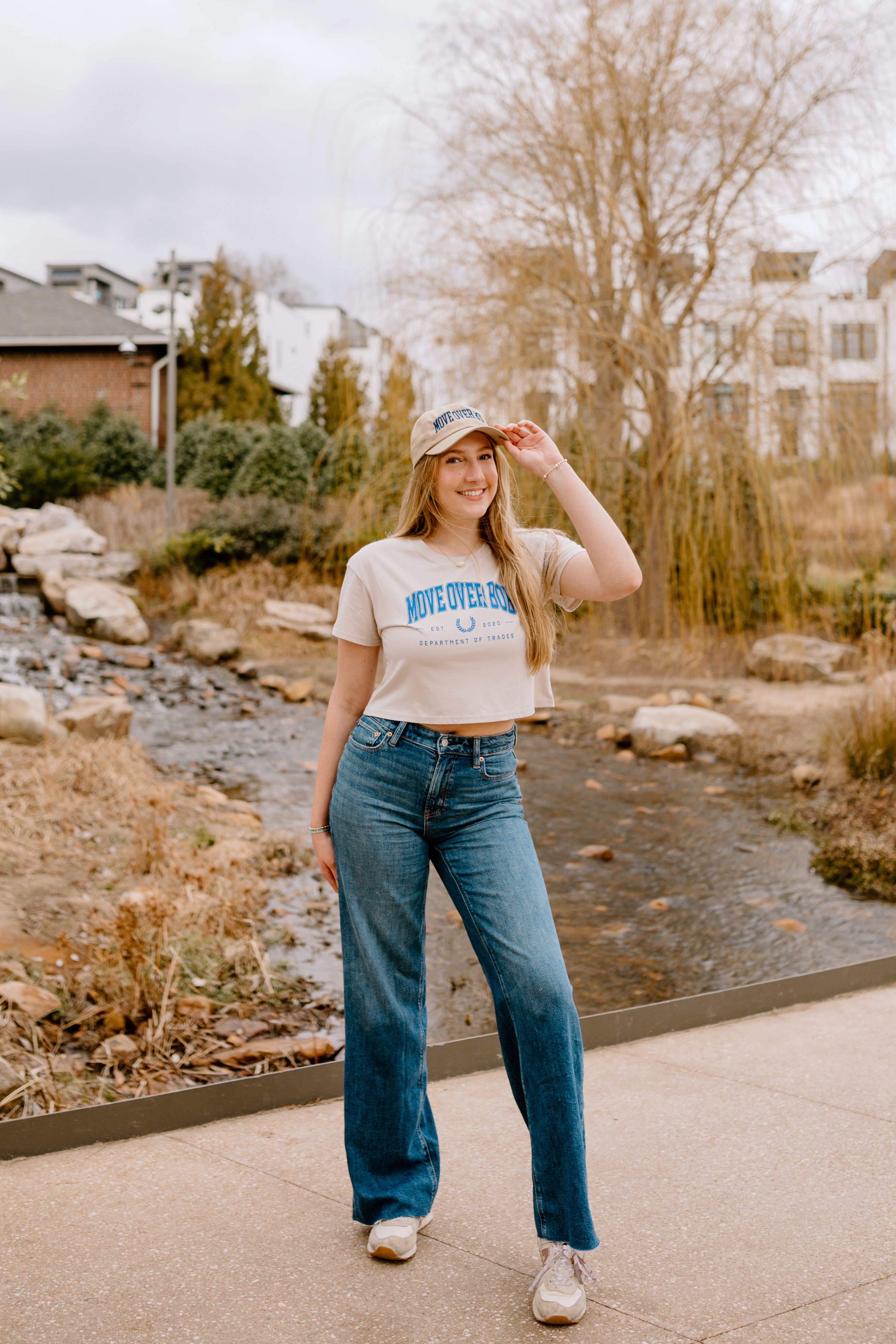 Department of Trades Crop - Blue