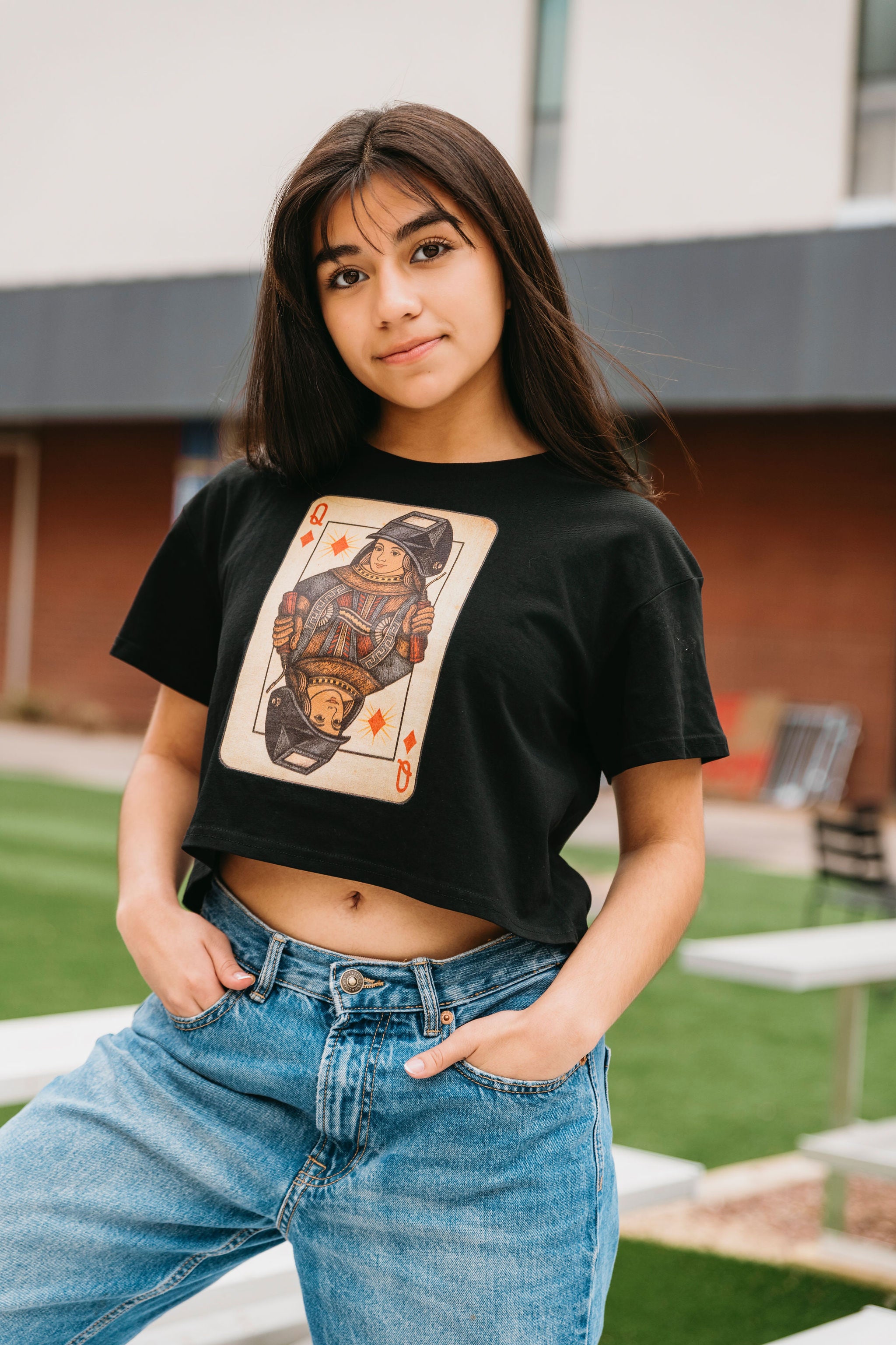 Queen of the Arc - Crop Tee