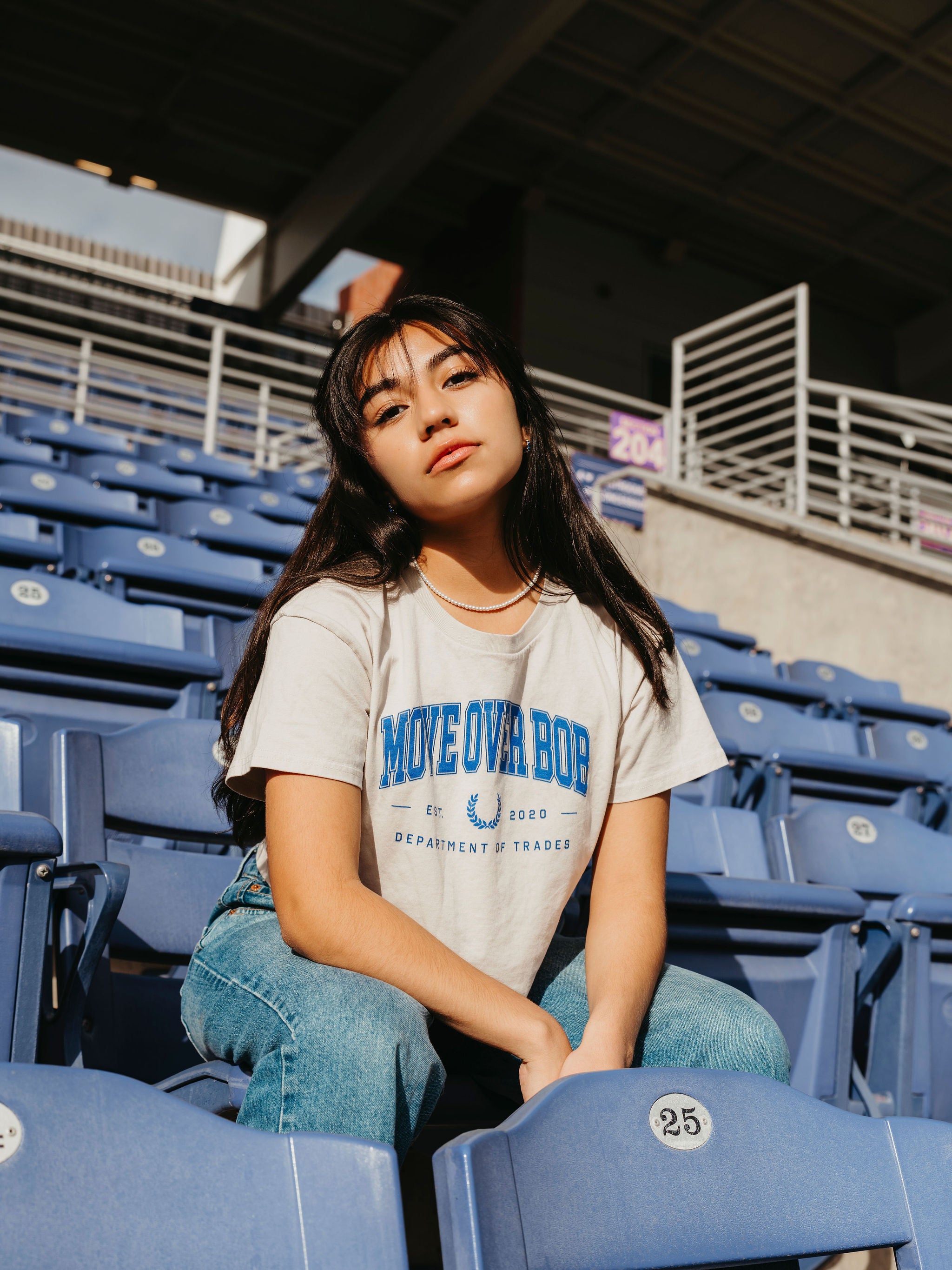 Department of Trades Crop - Blue