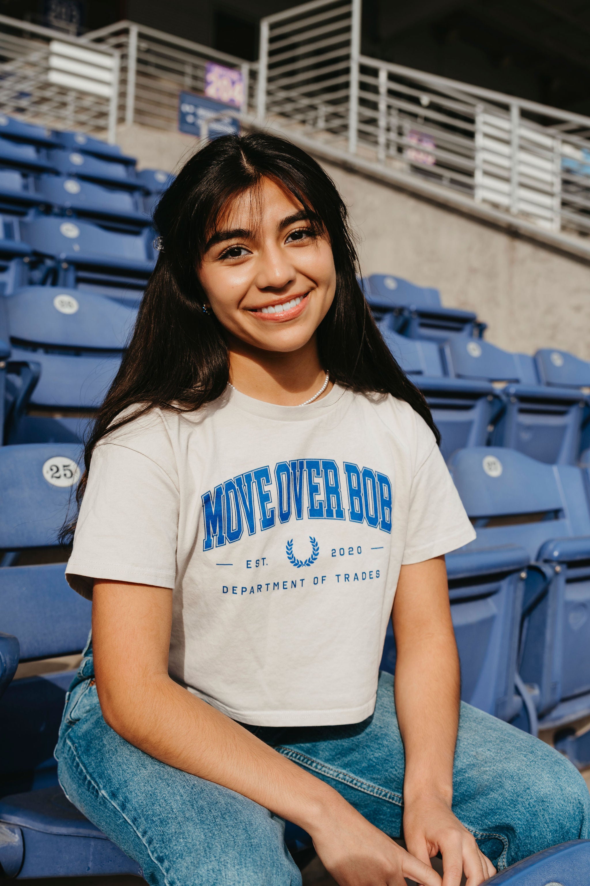 Department of Trades Crop - Blue