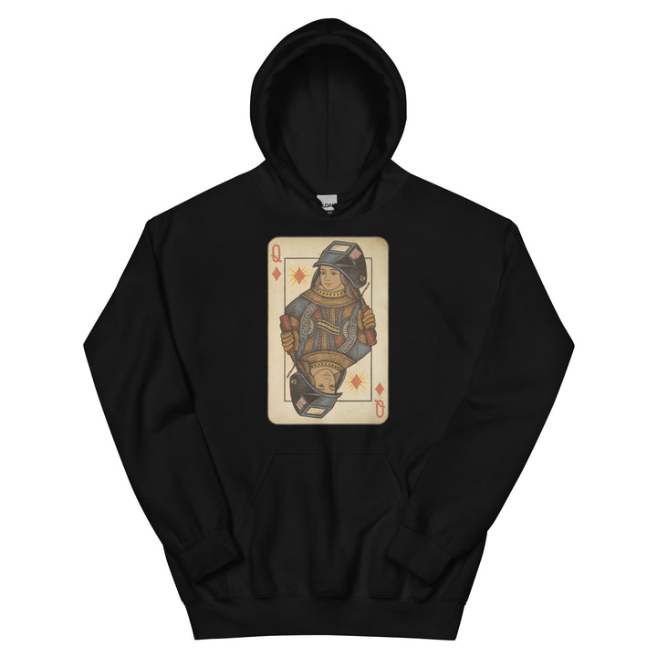 Queen of the Arc Hoodie in black, front