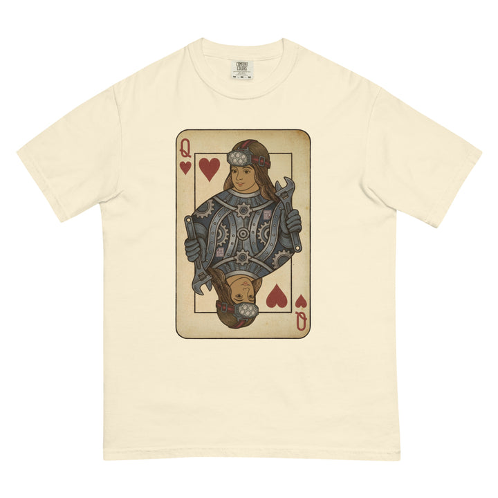 Queen of Torque Tee in ivory, front
