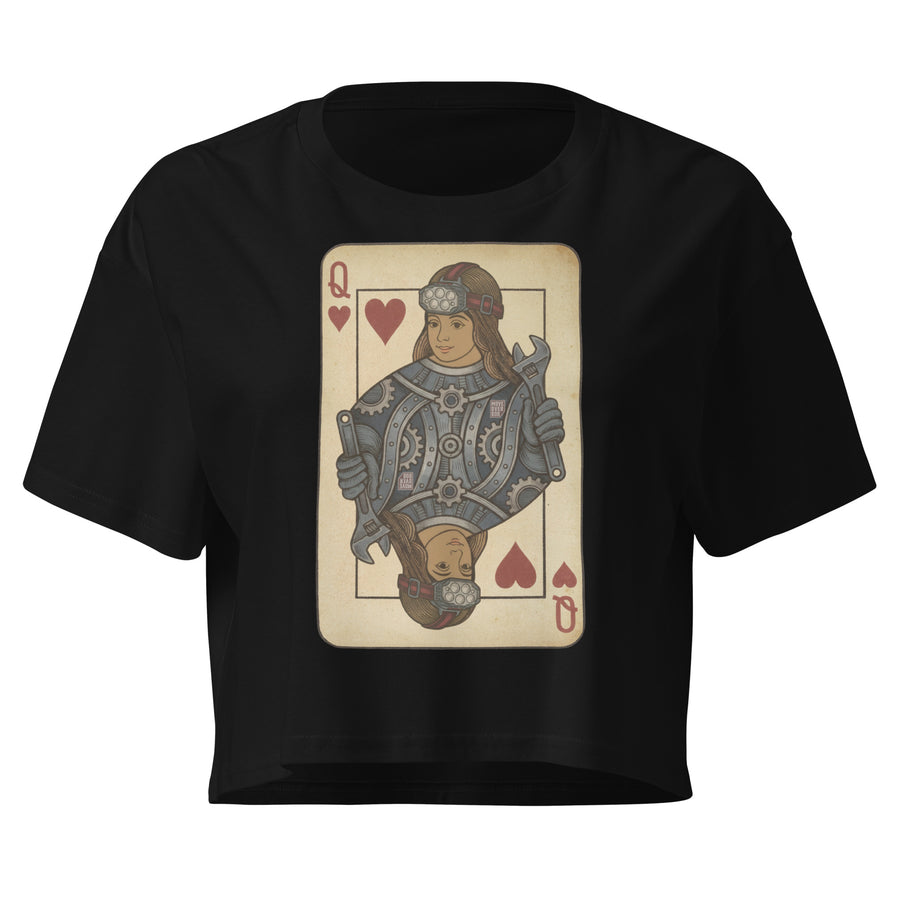Queen of Torque Crop Tee